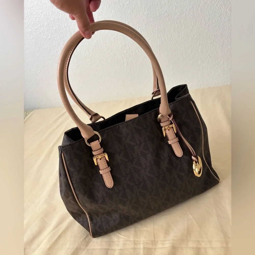 Michael Kors Brown Designer Tote Bag - Picture 7 of 16